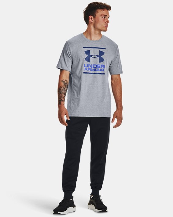 Men's UA GL Foundation Short Sleeve T-Shirt, Gray, pdpMainDesktop image number 2
